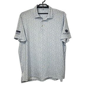 Peter Millar Summer Comfort Mens Fat Tuesday Golf Polo Sz XL Short Sleeve